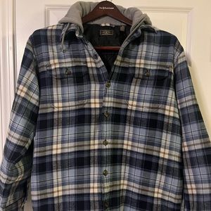 G.H. Bass & Co. lined flannel hoodie